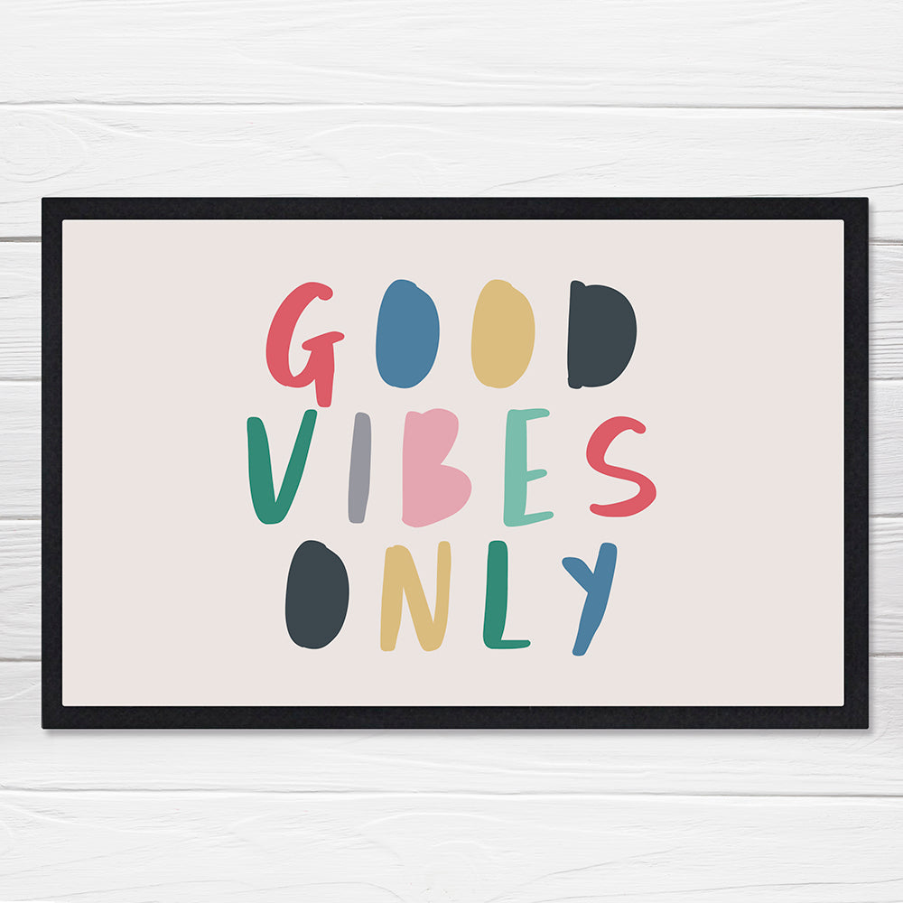 Personalised Colourful Message Doormat